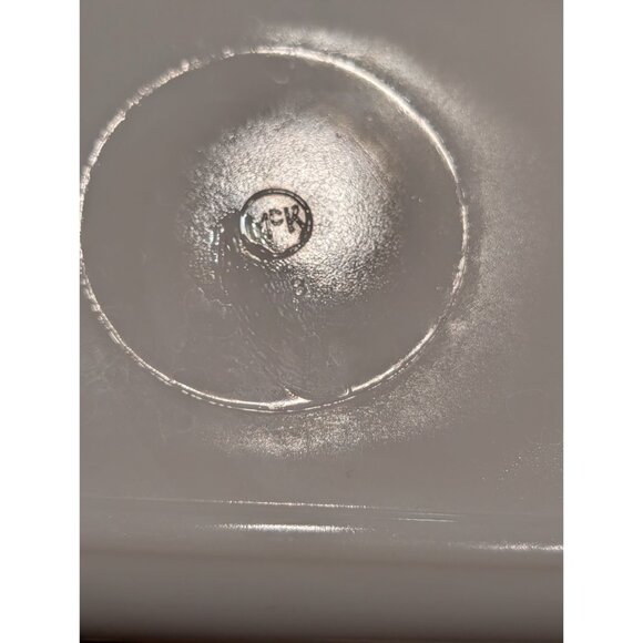 Vintage McKee Milk Glass Sailboat Design Rectangular Container Lid Ships red - Picture 12 of 16